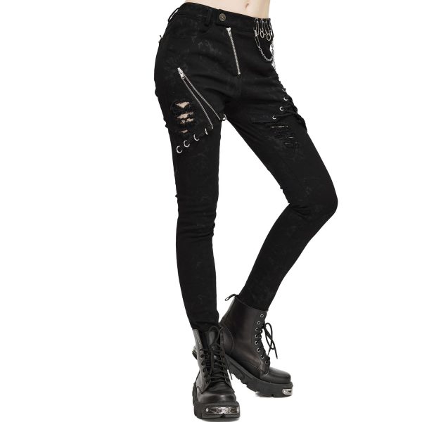 DEVIL FASHION Pantalon ‘Thorne’ Noir Pour Femmes styles dernier cri 7
