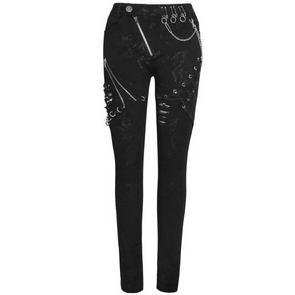 DEVIL FASHION Pantalon ‘Thorne’ Noir Pour Femmes styles dernier cri 10