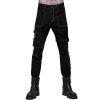 PUNK RAVE Pantalon ‘Tierney’ Noir Et Blanc vente pas cher en ligne 52