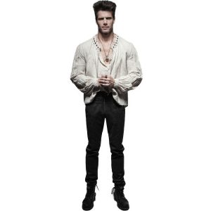 PUNK RAVE Pantalon ‘Torero’ En Brocart Noir vente pas cher 23