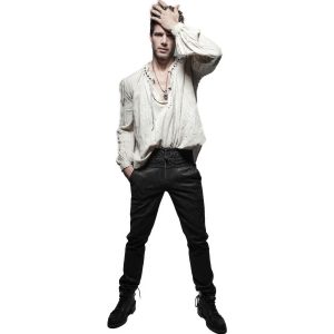 PUNK RAVE Pantalon ‘Torero’ En Brocart Noir vente pas cher 27