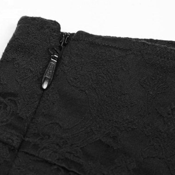 PUNK RAVE Pantalon ‘Vampyr’ En Brocart Noir Réductions 12