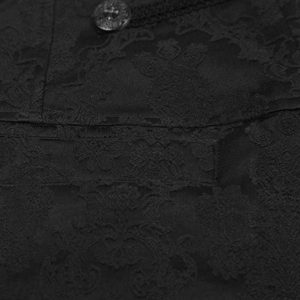 PUNK RAVE Pantalon ‘Vampyr’ En Brocart Noir Réductions 54