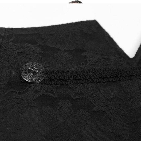 PUNK RAVE Pantalon ‘Vampyr’ En Brocart Noir Réductions 19