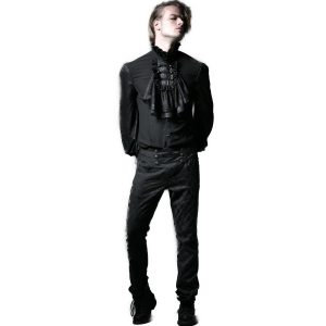 PUNK RAVE Pantalon ‘Vampyr’ En Brocart Noir Réductions 26