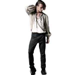 PUNK RAVE Pantalon ‘Vampyr’ En Brocart Noir Réductions 28