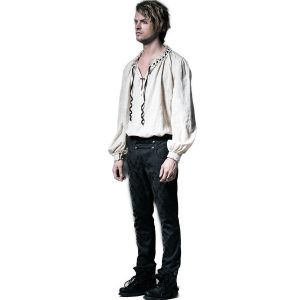 PUNK RAVE Pantalon ‘Vampyr’ En Brocart Noir Réductions 32