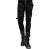 PUNK RAVE Pantalon Vintage ‘Nazgul’ Noir pas cher en ligne 55
