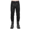 magasin en ligne DEVIL FASHION Pantalon ‘Wasteland’ En Jean Noir 52