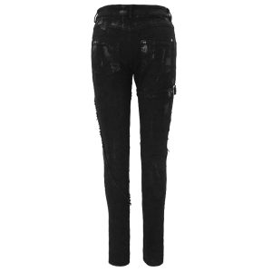 offre spéciale DEVIL FASHION Pantalon ‘Wasteland’ Noir Pour Femmes 43