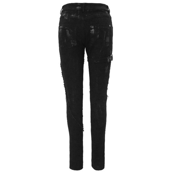 offre spéciale DEVIL FASHION Pantalon ‘Wasteland’ Noir Pour Femmes 13