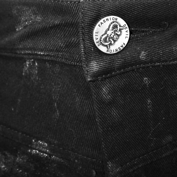 offre spéciale DEVIL FASHION Pantalon ‘Wasteland’ Noir Pour Femmes 20