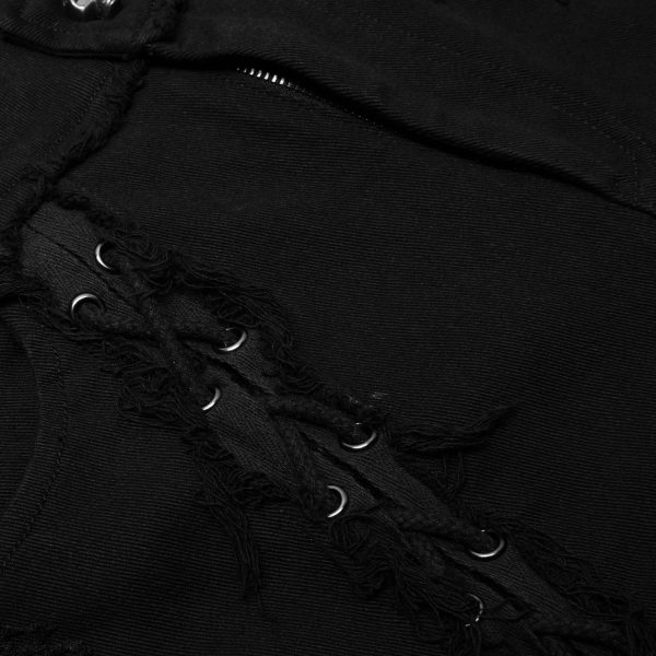 Nouveau PUNK RAVE Pantalon ‘Wolfram’ Noir 18