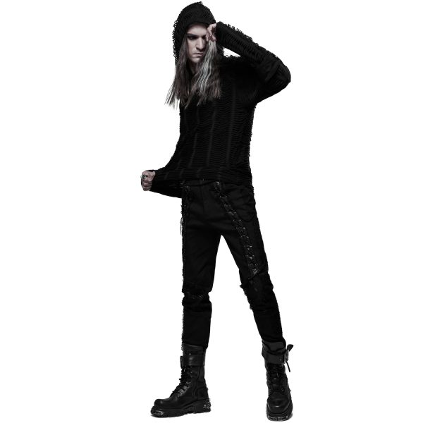 Nouveau PUNK RAVE Pantalon ‘Wolfram’ Noir 6