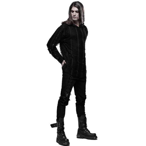 Nouveau PUNK RAVE Pantalon ‘Wolfram’ Noir 7