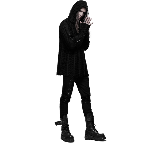 Nouveau PUNK RAVE Pantalon ‘Wolfram’ Noir 9