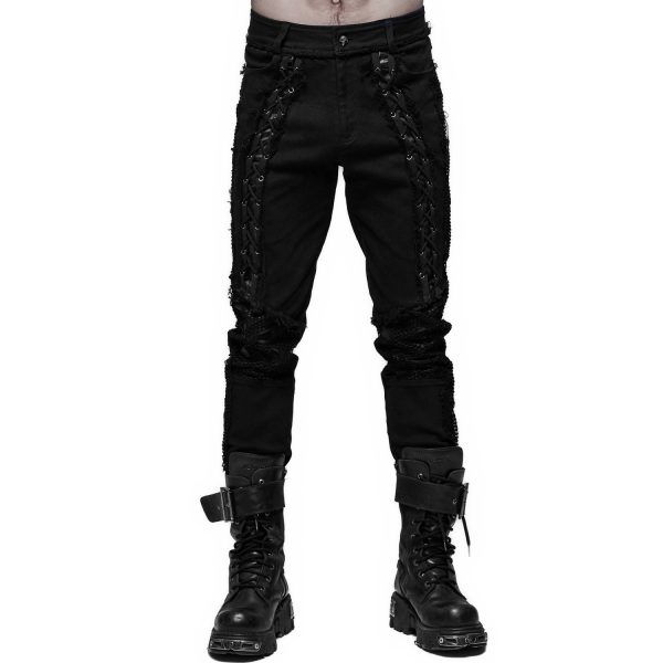 Nouveau PUNK RAVE Pantalon ‘Wolfram’ Noir 11