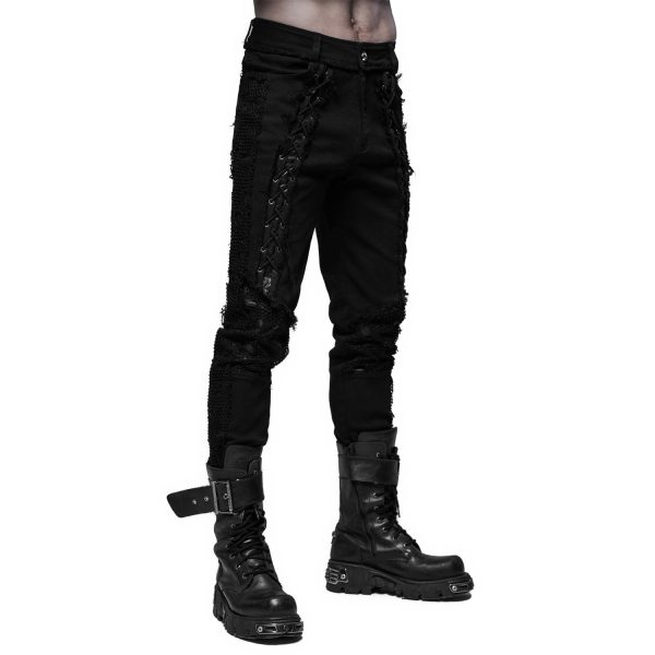 Nouveau PUNK RAVE Pantalon ‘Wolfram’ Noir 13