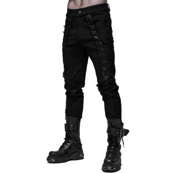 Nouveau PUNK RAVE Pantalon ‘Wolfram’ Noir 14