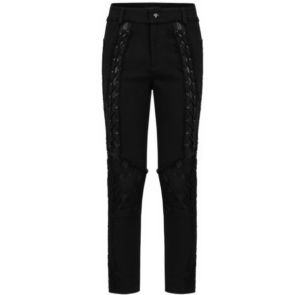 Nouveau PUNK RAVE Pantalon ‘Wolfram’ Noir 15