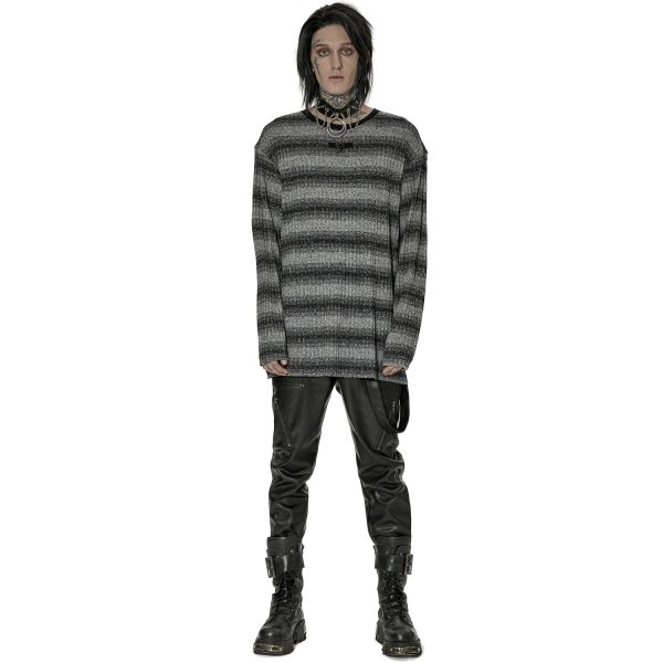 boutiqued pas cher PUNK RAVE Pantalon ‘Xanthus’ En Simili Cuir Noir 10