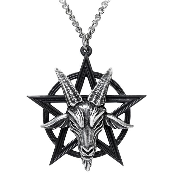 Dernières Nouveautés ALCHEMY GOTHIC Pendentif ‘Baphomet’ 1