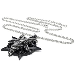 Dernières Nouveautés ALCHEMY GOTHIC Pendentif ‘Baphomet’ 7