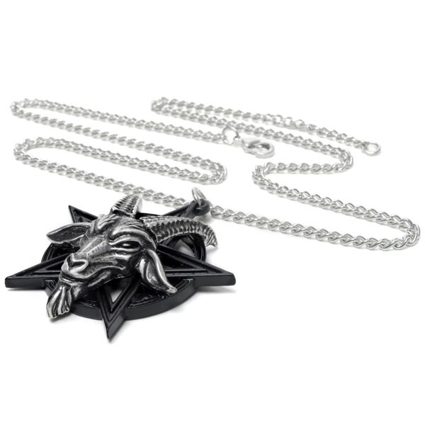 Dernières Nouveautés ALCHEMY GOTHIC Pendentif ‘Baphomet’ 3