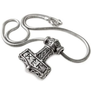 Alchemy Metal-Wear Pendentif ‘Bindrune Hammer’ Nouvelle tendance 8