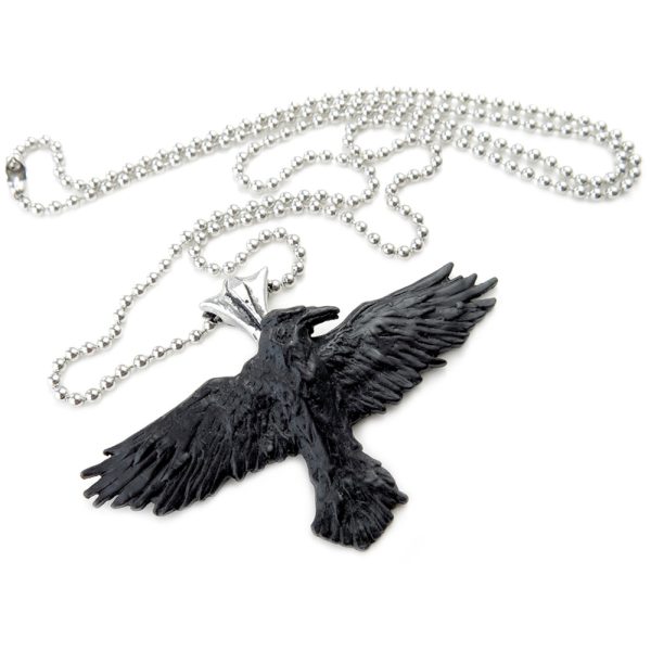Prestation Et Rapide Alchemy Metal-Wear Pendentif ‘Black Raven’ 3