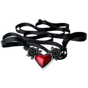 livraison la plus rapide ALCHEMY GOTHIC Pendentif ‘Blood Heart’ 7
