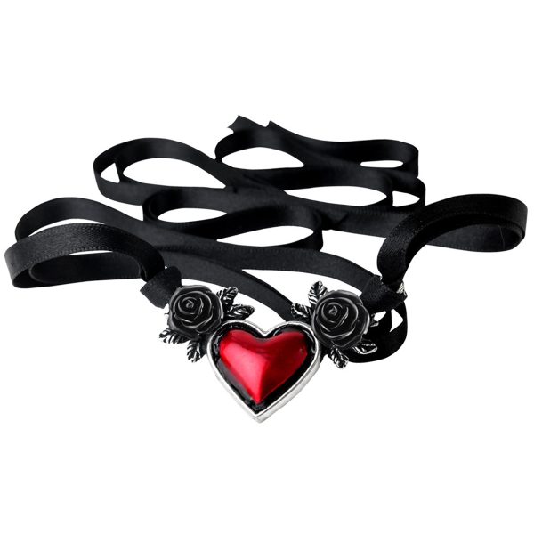 livraison la plus rapide ALCHEMY GOTHIC Pendentif ‘Blood Heart’ 3