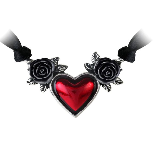 livraison la plus rapide ALCHEMY GOTHIC Pendentif ‘Blood Heart’ 1