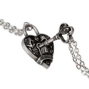 ALCHEMY GOTHIC Pendentif ‘Key To Eternity’ boutique pas cher 8