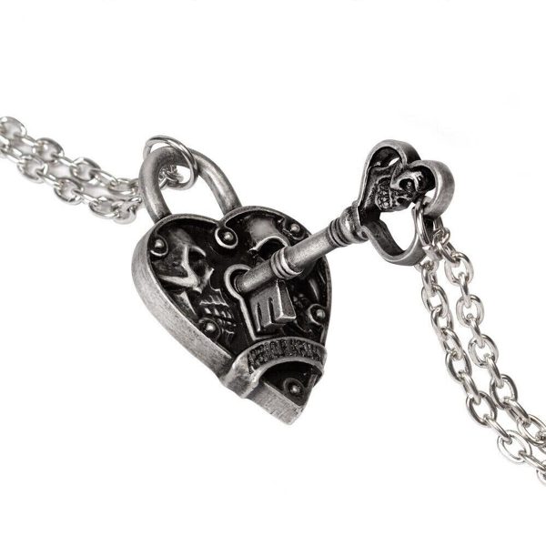 ALCHEMY GOTHIC Pendentif ‘Key To Eternity’ boutique pas cher 3