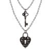 ALCHEMY GOTHIC Pendentif ‘Key To Eternity’ boutique pas cher 13