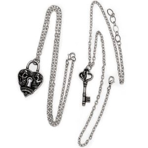ALCHEMY GOTHIC Pendentif ‘Key To Eternity’ boutique pas cher 10