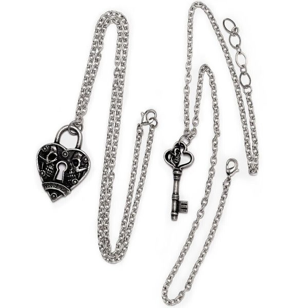 ALCHEMY GOTHIC Pendentif ‘Key To Eternity’ boutique pas cher 4