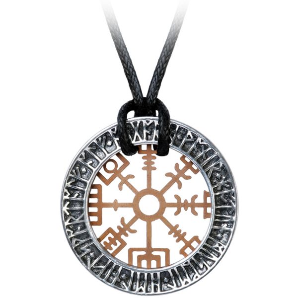 Alchemy Metal-Wear Pendentif ‘Niu Heimar Vegvisir’ Nouveau 1