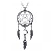 ALCHEMY GOTHIC Pendentif ‘Pagan Dream Catcher’ qualité supérieure 8