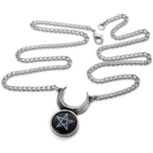 ALCHEMY GOTHIC Pendentif ‘Sin Horned God’ bas prix 9