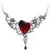 ALCHEMY GOTHIC Pendentif ‘The Blood Rose Heart’ Boutique officielle 20