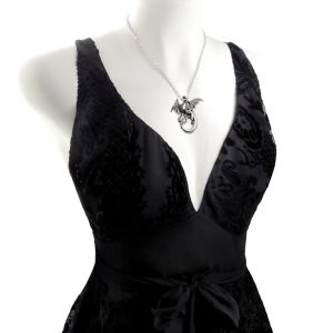 vente pas cher en ligne ALCHEMY GOTHIC Pendentif ‘The Whitby Wyrm’ 9