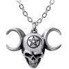 ALCHEMY GOTHIC Pendentif ‘Truinity Skull’ dernières 8