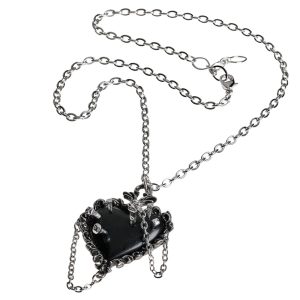 ALCHEMY GOTHIC Pendentif ‘Witch Heart’ outlet 11