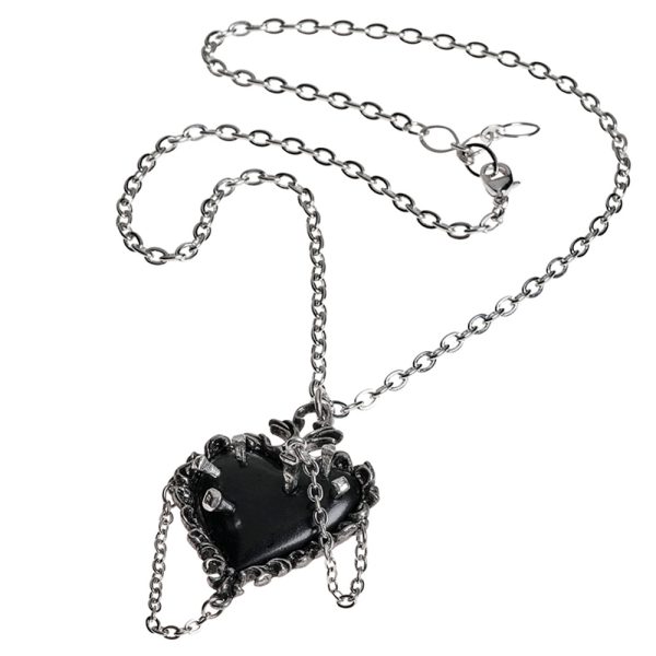 ALCHEMY GOTHIC Pendentif ‘Witch Heart’ outlet 4