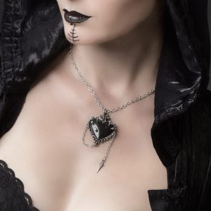 ALCHEMY GOTHIC Pendentif ‘Witch Heart’ outlet 15