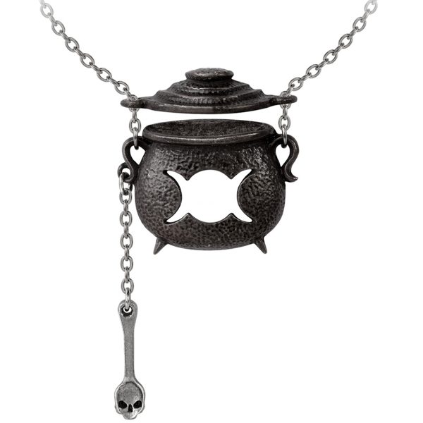 magasin pour ALCHEMY GOTHIC Pendentif ‘Witches Cauldron’ 1
