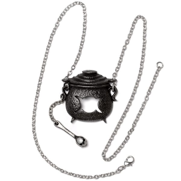 magasin pour ALCHEMY GOTHIC Pendentif ‘Witches Cauldron’ 3
