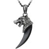 ALCHEMY GOTHIC Pendentif ‘Wolf Macht’ pas cher 13